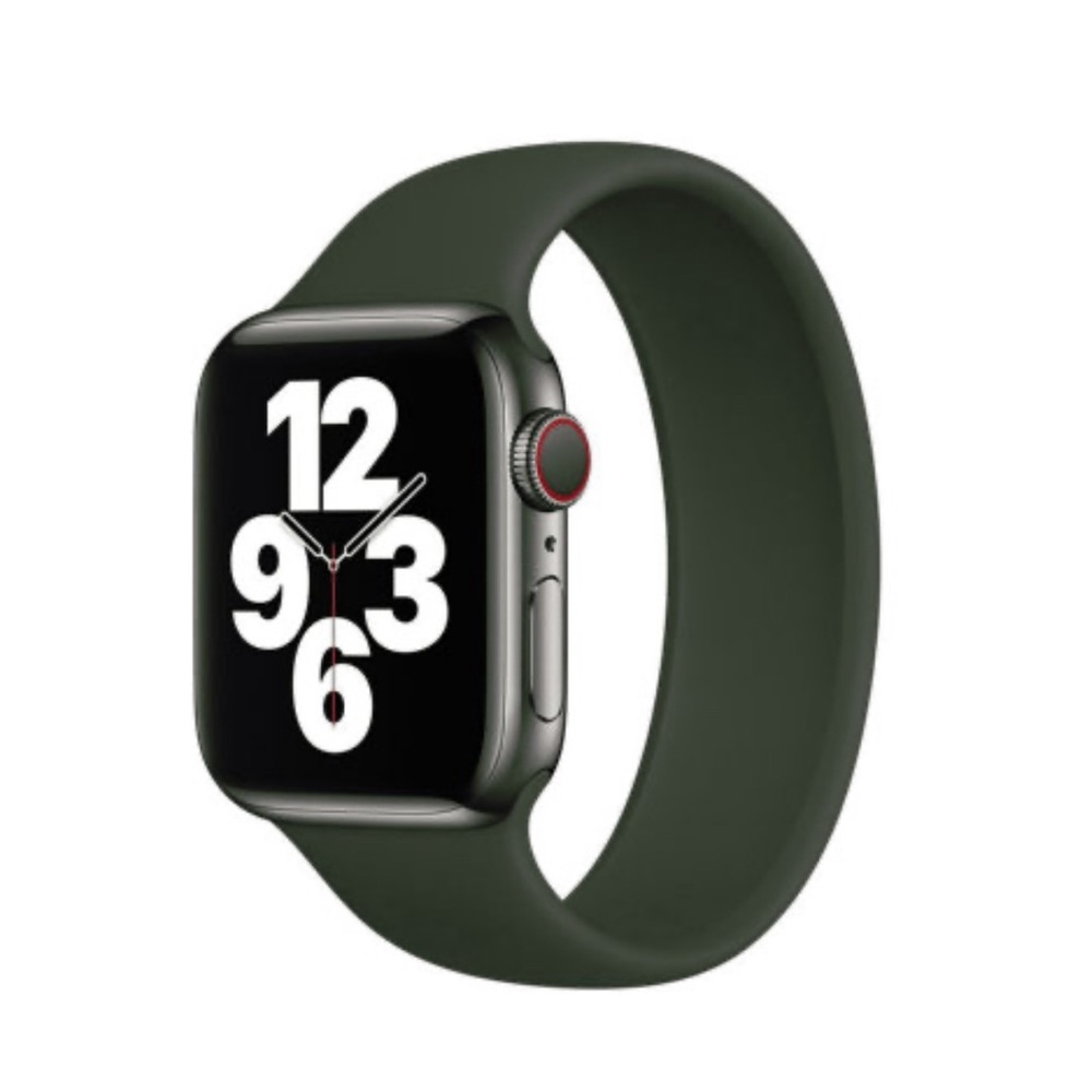 Apple Cyprus Green Solo Loop watch Band Size 4